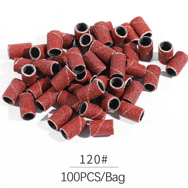 Nail Drill Bits Sanding Band 100Pcs Tools & Accessories BORN PRETTY 120# 