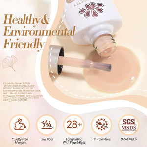 Jelly Nude Gel 6 Colors 10ml Gel Nail Polish BORN PRETTY 