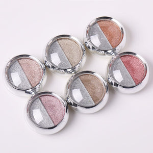 Double Colors Solid Mirror Powder Nail Powder BORN PRETTY 6 Colors 