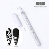 Nail Graffiti Pen for 3D Nail Art DIY Nail Polish Pen Nail Painting Manicure Tools Nail Tools BORN PRETTY 02 