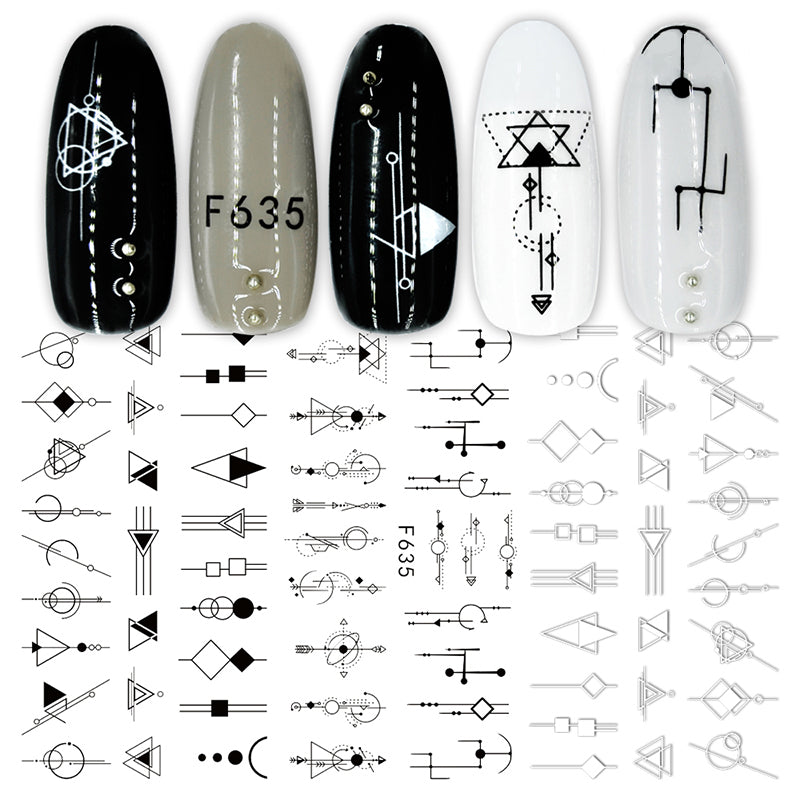 3D Nail Stickers Valentine Love Heart Sexy Lady Pattern Nail Tools BORN PRETTY 4 