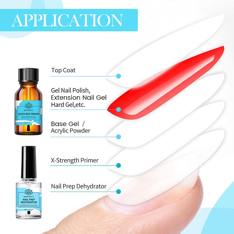 Natural Nail Prep Dehydrator Nail Primer 15ml Gel Nail Polish BORN PRETTY 