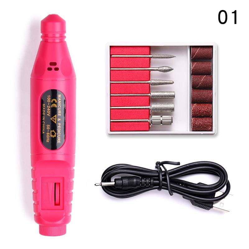 USB Portable Nail Drill Tools & Accessories BORN PRETTY 01 
