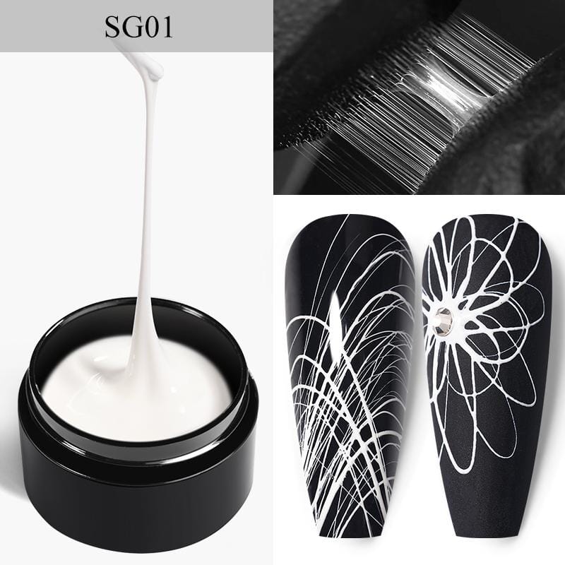 Spider Gel Nail Polish Drawing Gel BORN PRETTY SG01 White 
