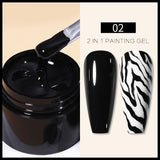 2 In 1 Painting Gel Gel Nail Polish BORN PRETTY 02 