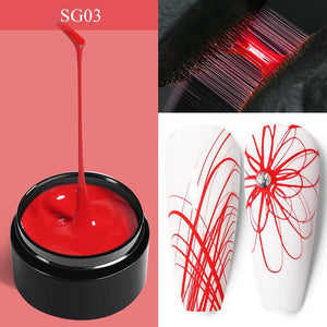 Spider Gel Nail Polish Drawing Gel BORN PRETTY SG03 Red 