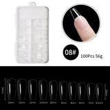 100Pcs/Box Transparent Nail Tips Tools & Accessories BORN PRETTY 08 