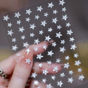 Reflective Glitter 3D Nail Sticker DIY Nails BORN PRETTY 