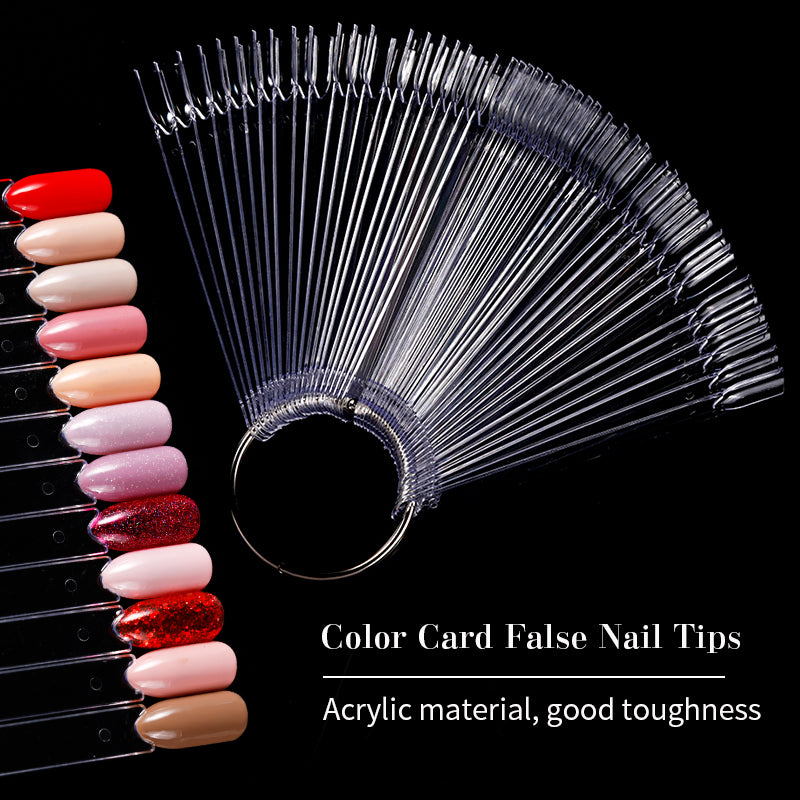 Transparent - 50pcs False Nail Tips for Display Tools & Accessories BORN PRETTY 