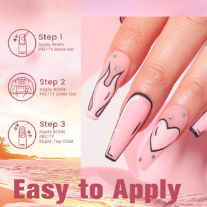 Trendy Spring Summer Gel Polish 10ml Gel Nail Polish BORN PRETTY 