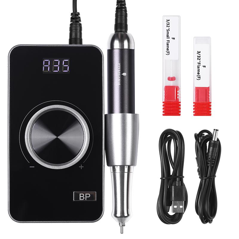 Portable Nail Drill Machine Rechargeable Electric Nail Drill 35000RPM Nail Tools BORN PRETTY 
