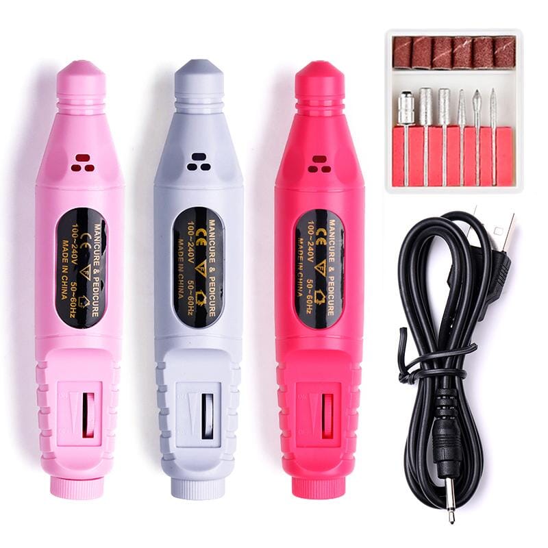 USB Portable Nail Drill Tools & Accessories BORN PRETTY 